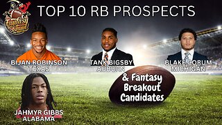 Fantasy Sports Island - Top 10 RB Prospects | Fantasy Breakout Candidates