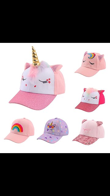 SALE!!! Baby Sun Hat Unicorn Kids Trucker Hats Boys Baseball Cap
