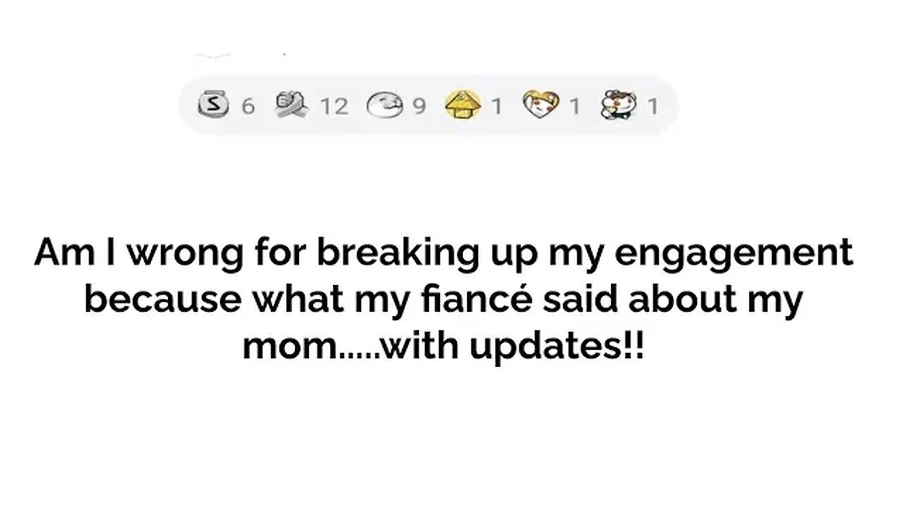 Stop my engagement because of how my fiance treated my mother...