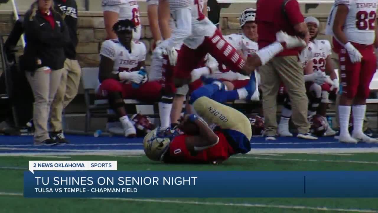 TU Shines on Senior Night