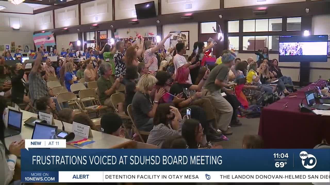 Frustrations voiced by many at San Dieguito Union High School District board meeting