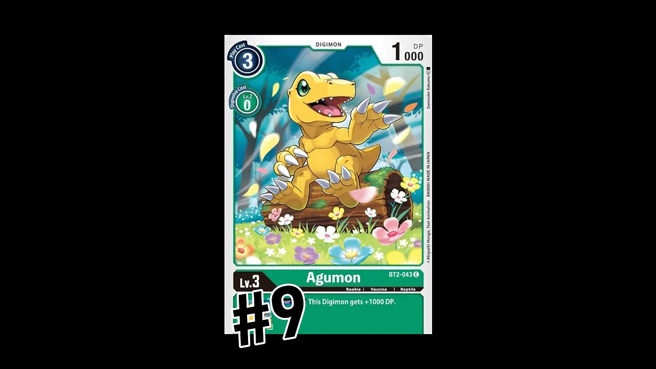 My Top 10 Agumon Card Art Rankings!