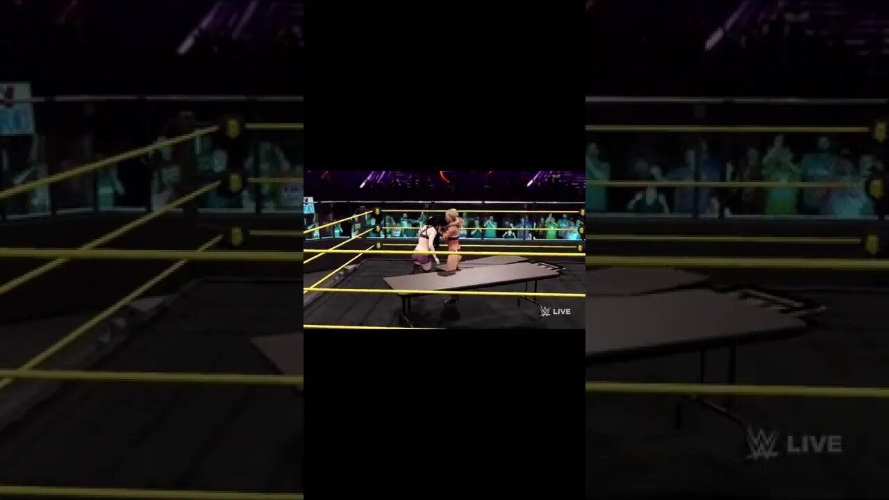 Alexa Bliss Puts Paige ThrewTable WWE 2k22 #shorts