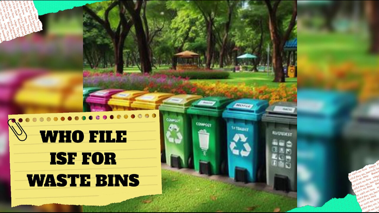 Navigating Importer Security Filing for Waste Bins: Who Should File?