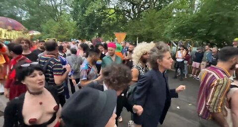 Outrage After Drag Marchers Chant 'We're Coming For Your Children'