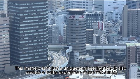 Highway through a building in Japan