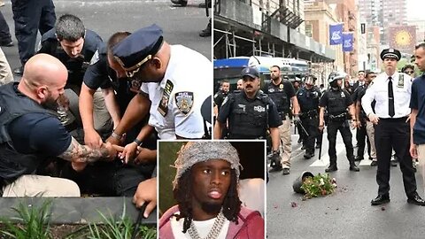 social media influencer #kaicenat Give away sparks mayhem in union square