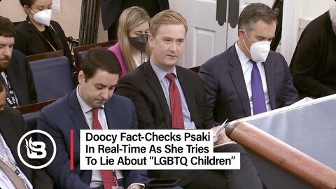Doocy Fact-Checks Psaki in Real-Time as She Tries To Lie About “LGBTQ Children”
