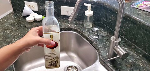 How to clean glass oil bottle | oil dispenser