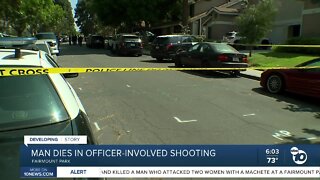 San Diego police officer shoots and kills man who attacked relatives with machete