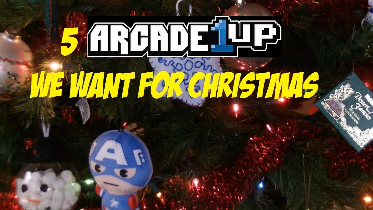 Top 5 Arcade 1 Up Cabinets We Want For Christmas/ Christmas Special