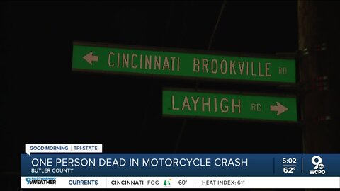 Woman dies in Butler County motorcycle crash