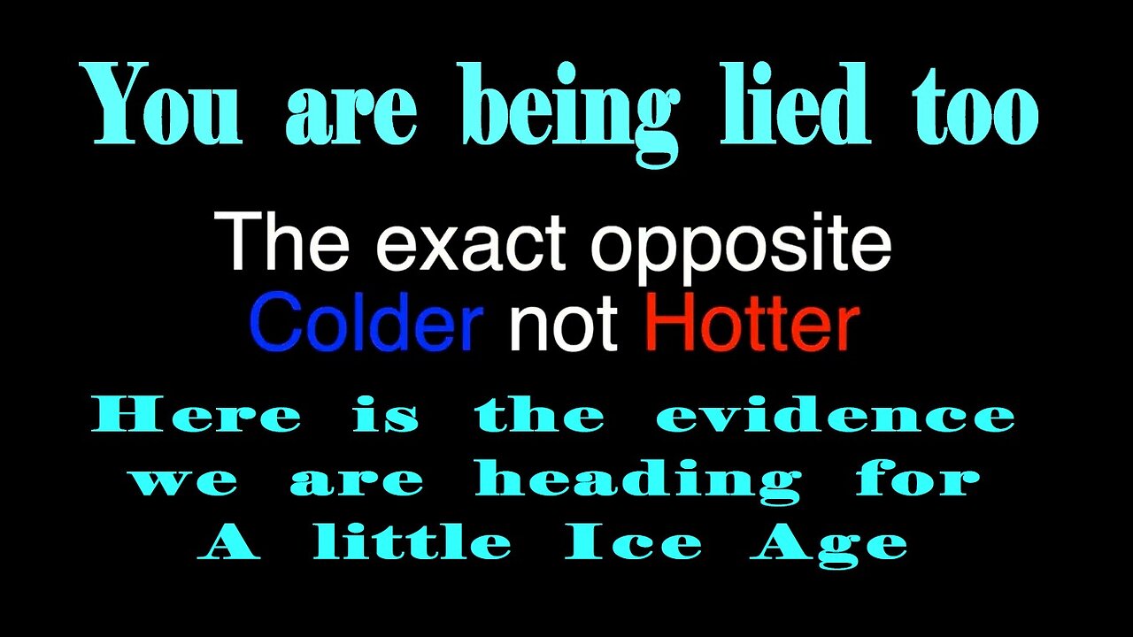 A Colder Future and the pilgrimage of a climate skeptic.
