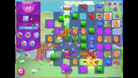Candy Crush Level 2486 Audio Talkthrough, 3 Stars 0 Boosters
