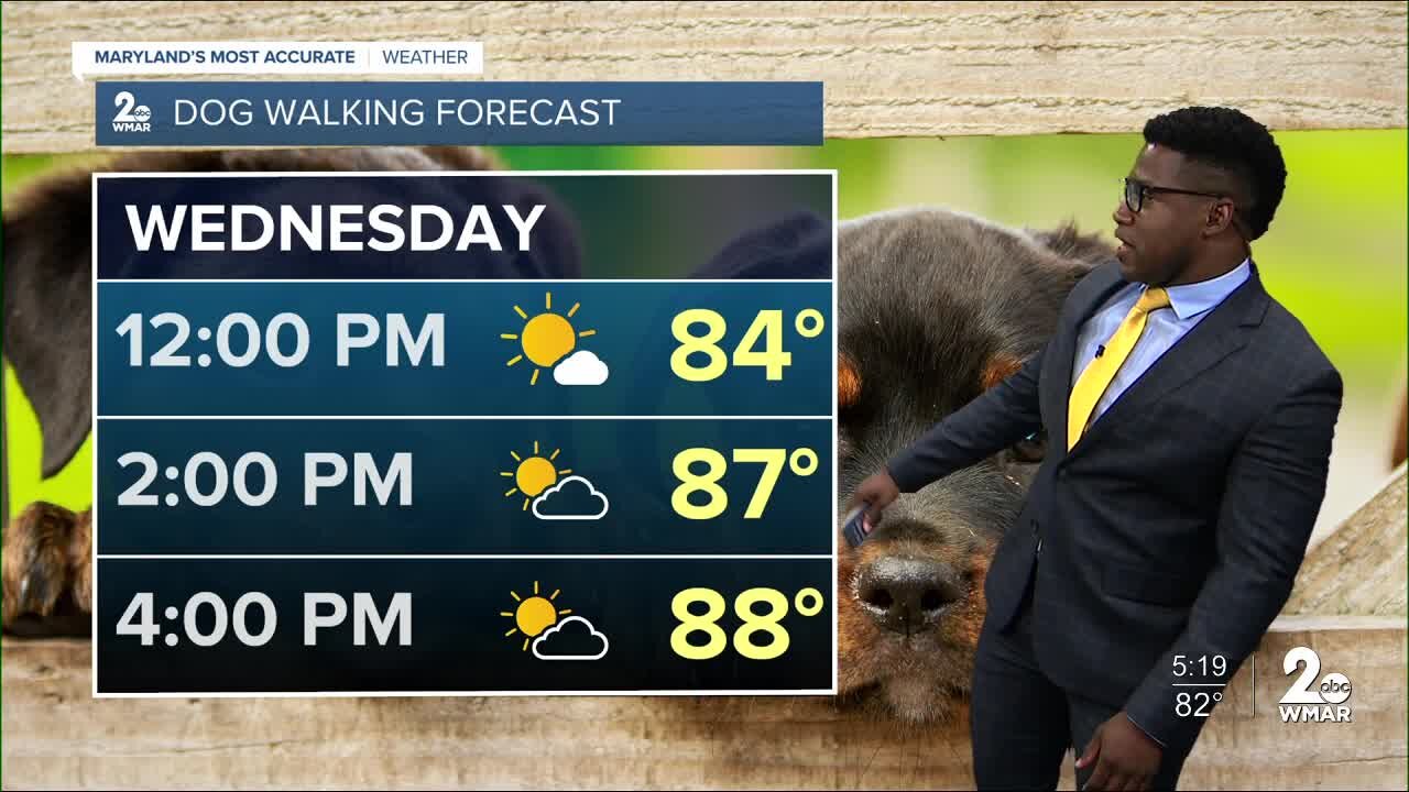 WMAR-2 News Patrick Pete's Tuesday weather