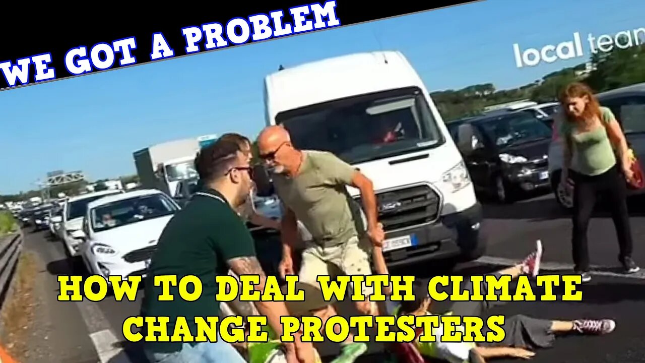 Italian Motorists Show The World How To Deal With Climate Change Protests