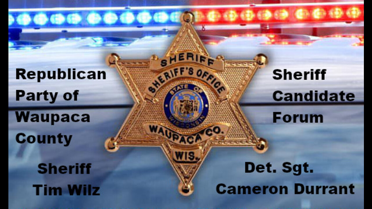 Waupaca County Sheriff Forum