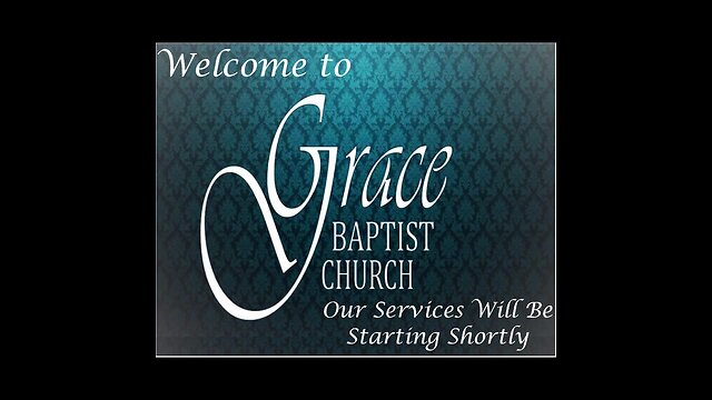 Wednesday Evening. Pastor Troyer; Enter the Rest of God's Grace.