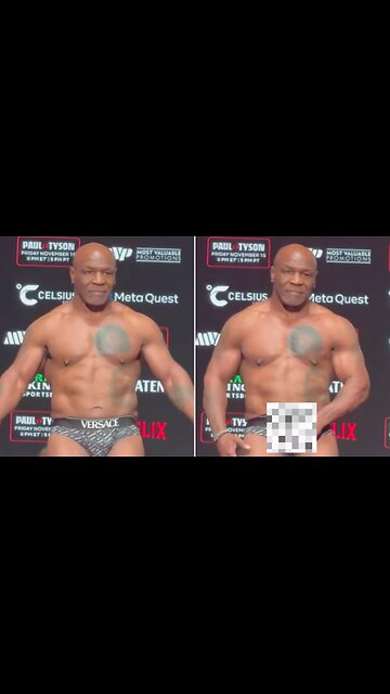 Mike Tyson spotted making x-rated gesture at spectators
