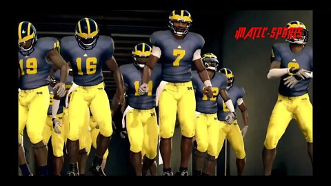 NCAA Football 11 Michigan Dynasty Year 1 ( FCS E at Michigan ) Week 3