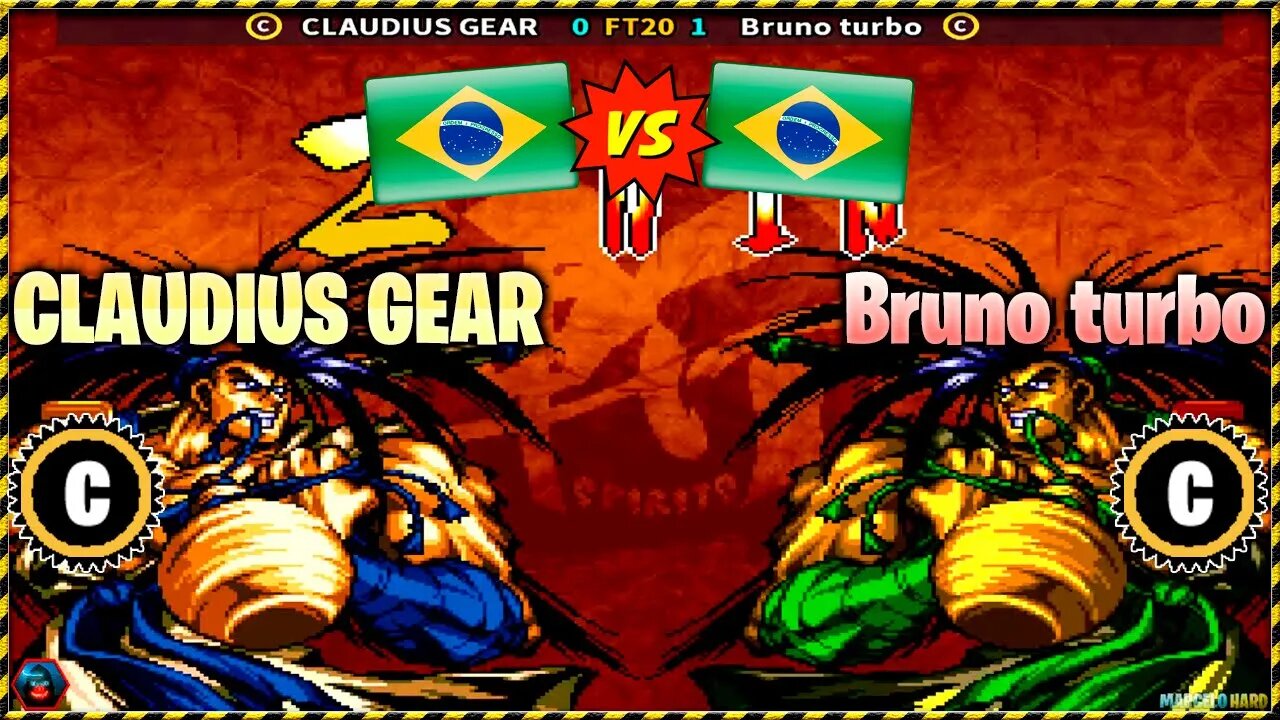 Samurai Shodown III (CLAUDIUS GEAR Vs. Bruno turbo) [Brazil Vs. Brazil]