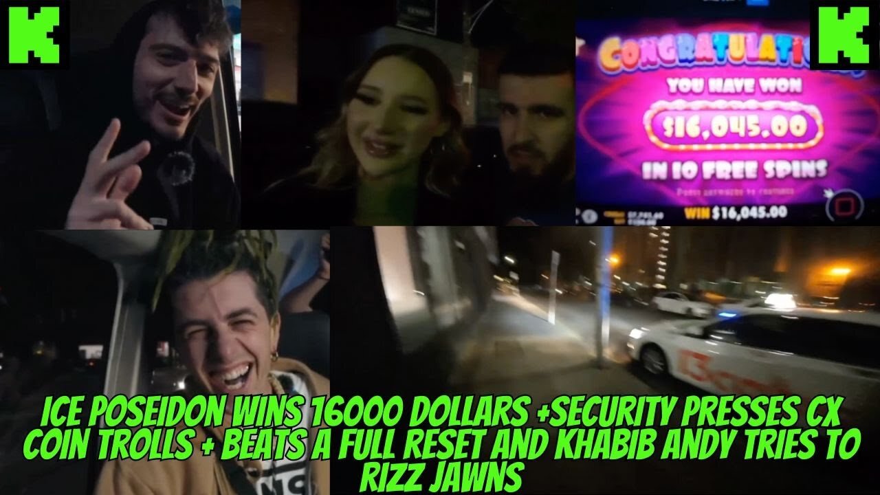 TBT: ICE POSEIDON WINS 16000 DOLLARS + EGGING + CX COIN TROLLS +KHABIB RIZZ'S #kickstreaming