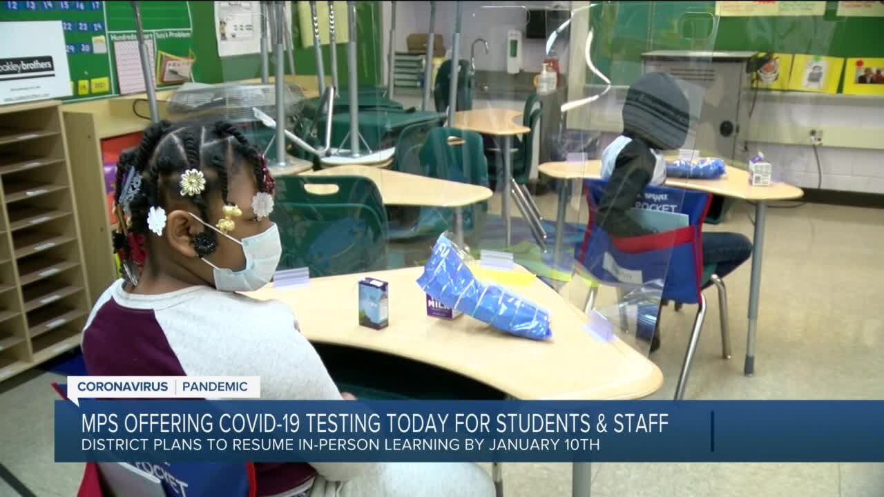 Milwaukee Public Schools transitioning to virtual learning after 'influx' of positive COVID-19 tests among staff