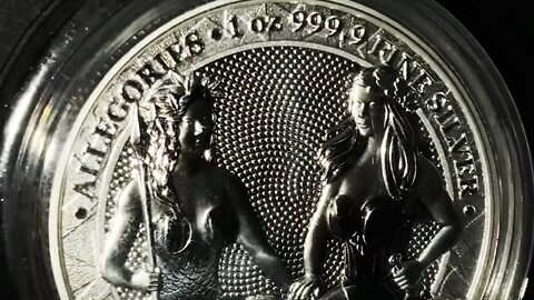 STUNNING Germania Mint Allegories: Austria & Germania 1 Oz Silver