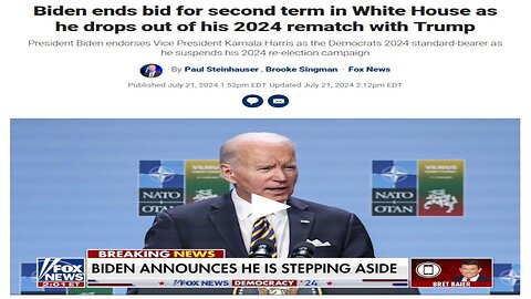 System Failure - Biden Finally Drops Out