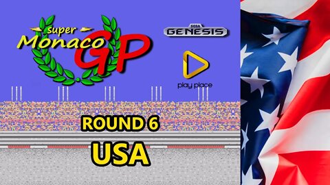 Super Monaco GP - Sega Genesis / Round 6 - USA GP - Team Bestowal