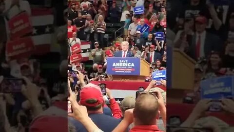 Trump in Anchorage Alaska. Listen to the cheers!!