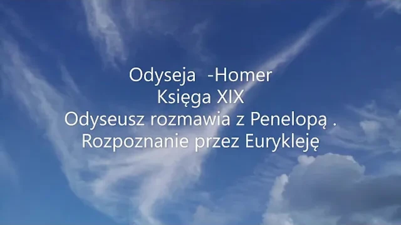 Odyseja -Homer Księga XIX audiobook