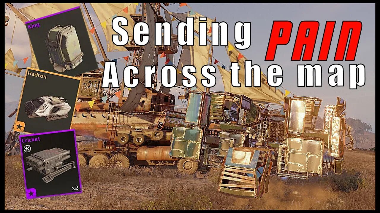 Peppering the enemy with crickets and hadron cabin | Crossout