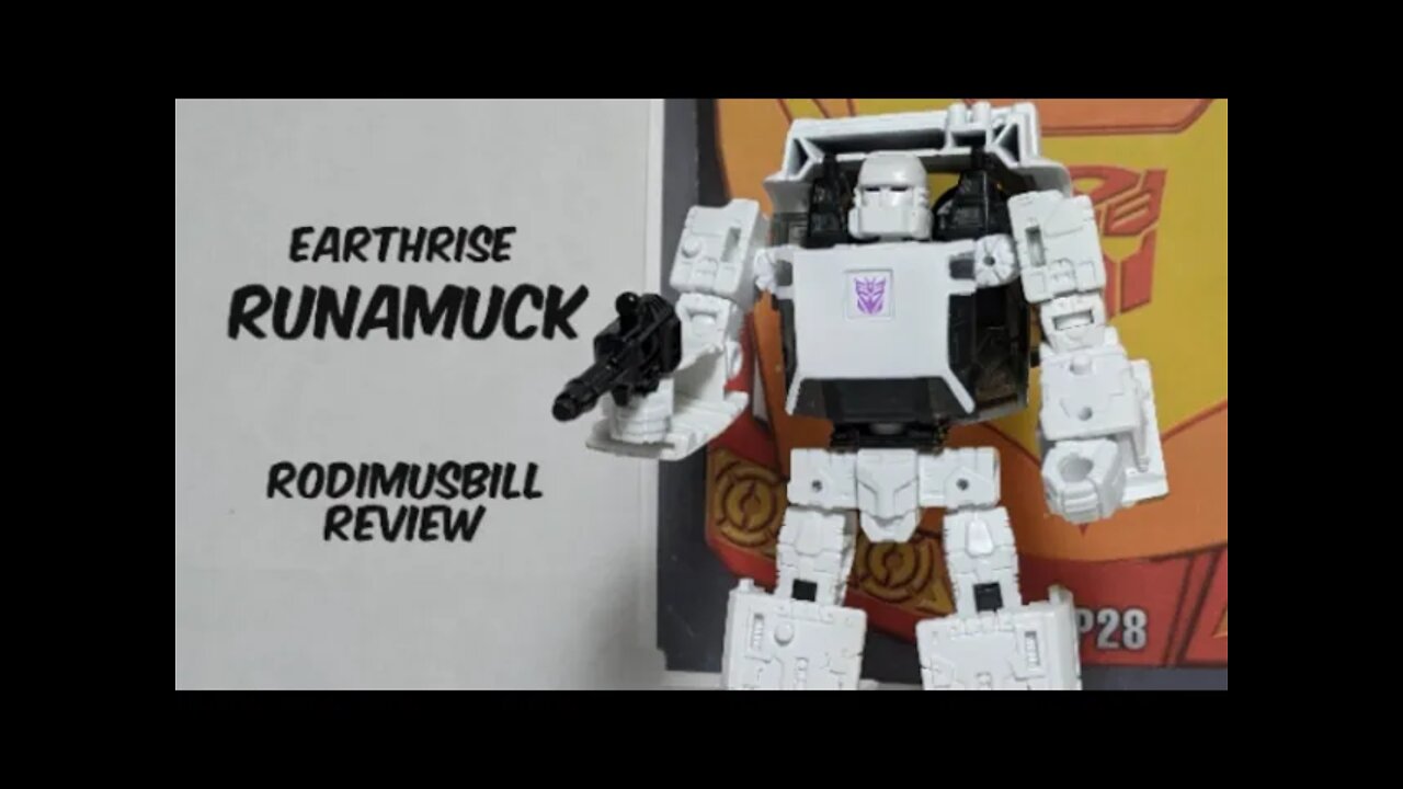 Earthrise RUNAMUCK Deluxe Transformers War For Cybertron Decepticon Figure Review