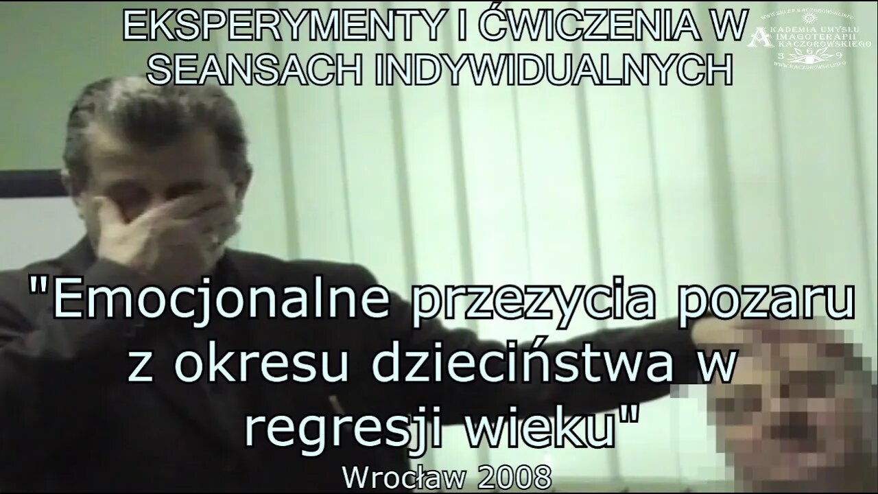 REGRESJA WIEKU- EMOCJONALNE WSPOMNIENIA POŻARU DOMU RODZINNEGO Z OKRESU DZIECIŃSTWA 2008 ©TV IMAGO