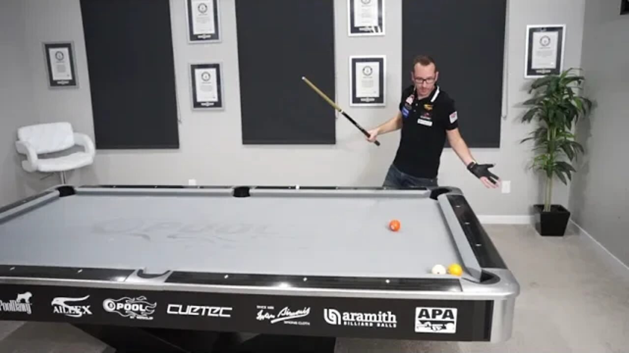 DAILY Pool Trick Shot - DAY 4- The Satellite Masse!! - Venom Trickshots