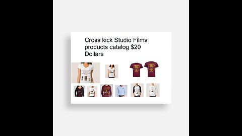Cross kick Studio Films products $20 Dollars