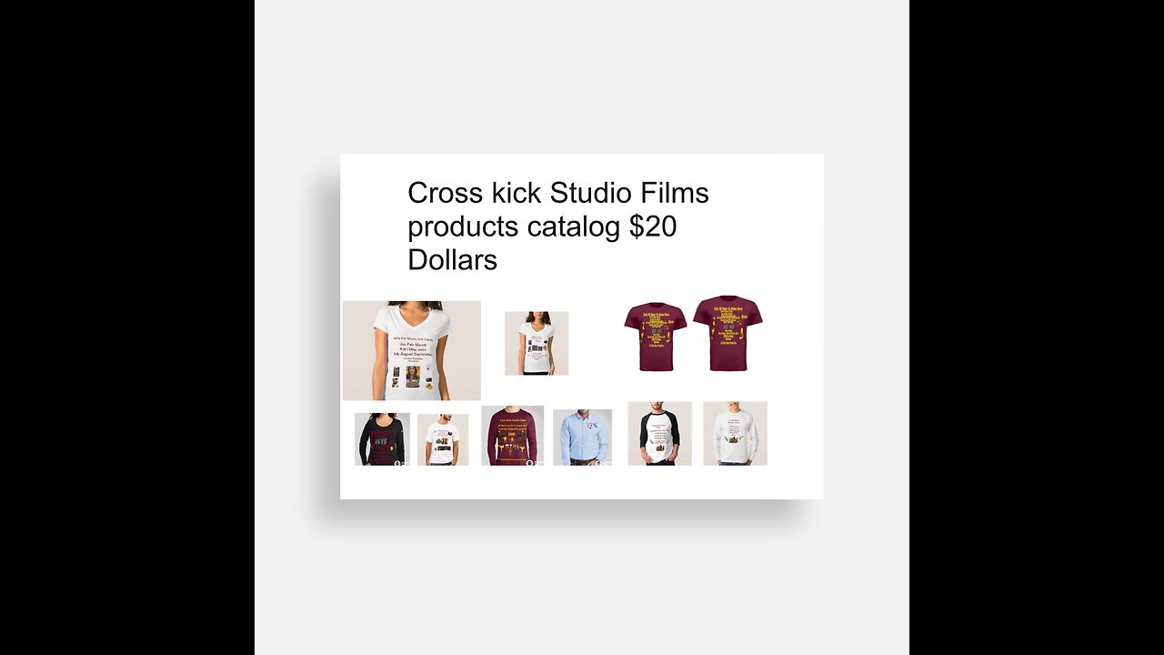 Cross kick Studio Films products $20 Dollars