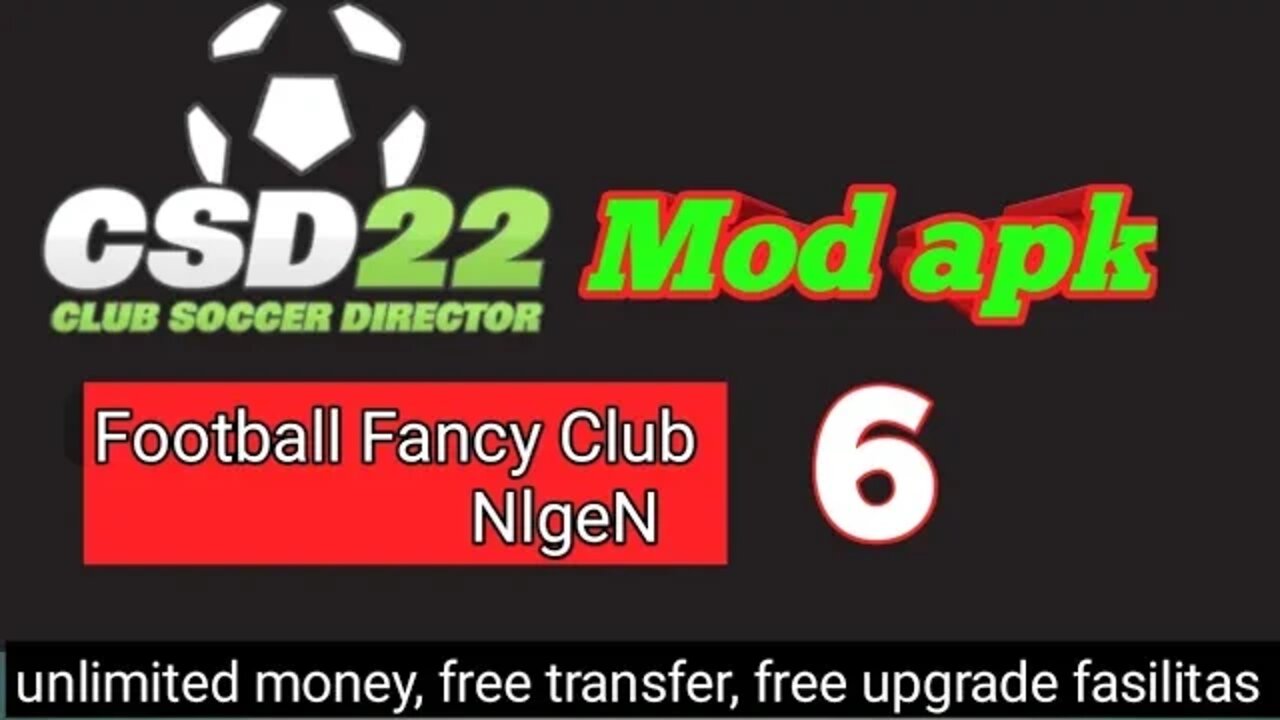 Club Soccer Director CSD22 Mod Apk | NlgeN 6 Football Fancy Club vs Southport