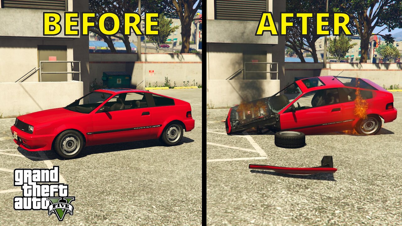 How many Ragdolls can a Car survive in GTA5?