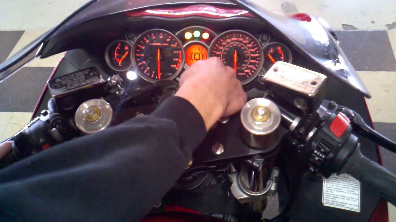 How to set the shift light on a Hayabusa