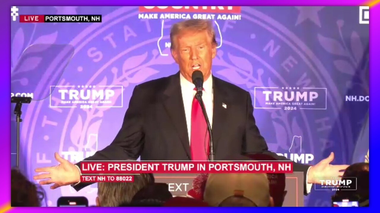 PRESIDENT TRUMP IN PORTSMOUTH, NH - JANUARY 17, 2024