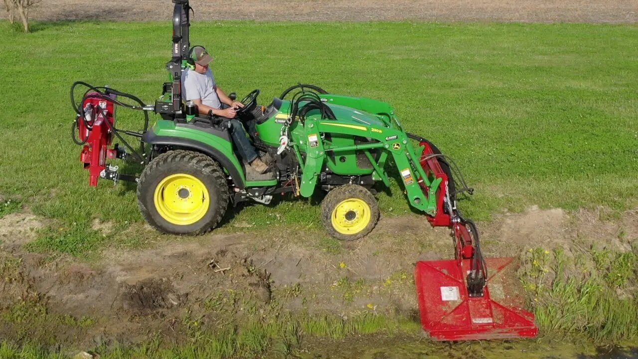 Hardee Brush Tiger! Will Tim Slide Into the Pond?