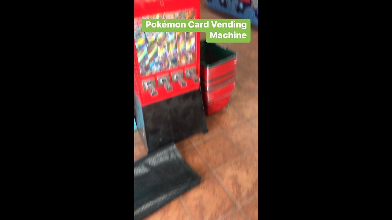 Pokémon card Vending Machine