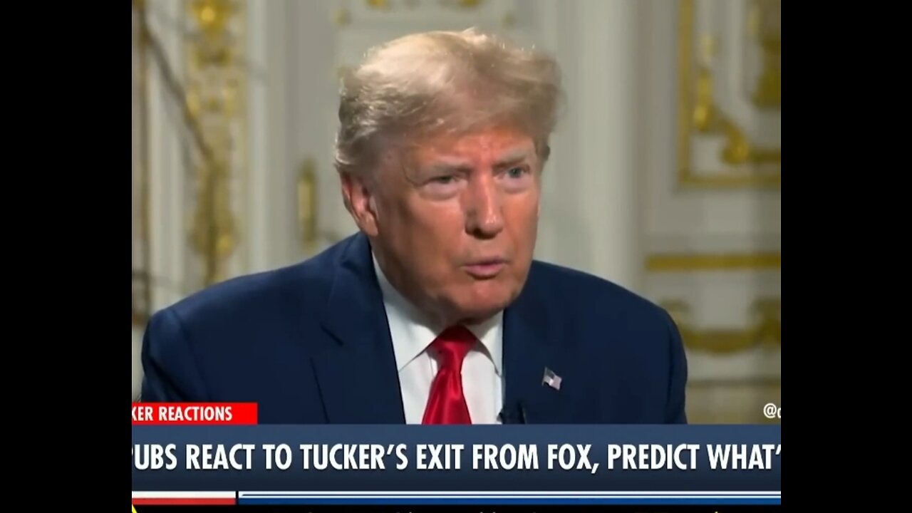 Trump Reacts To Tucker Carlson Getting Fired From Fox News