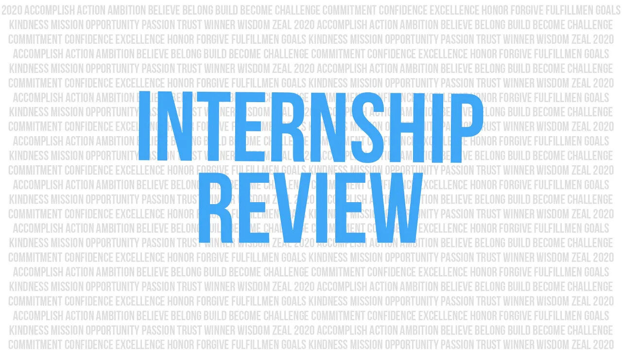 Spring Internship Class Review