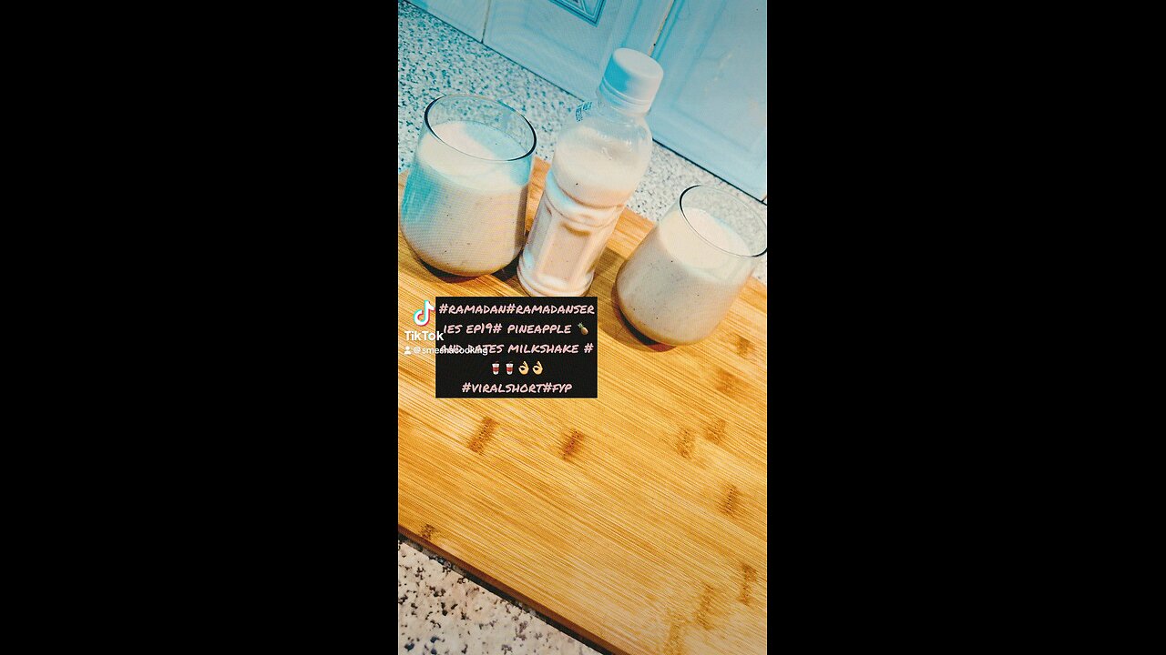 #ramadan#ramadanseries ep19# pineapple 🍍 and dates milkshake #🥤🥤👌👌#viralshort#fyp