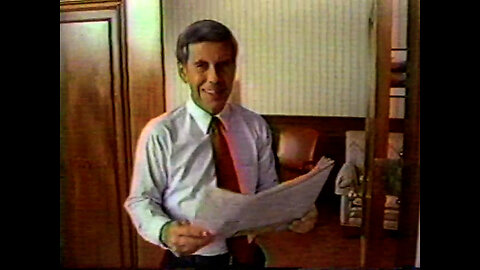 October 28, 1985 - Indianapolis News Commercial with Dick Lugar & George Irvine