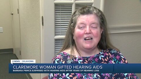 Claremore woman gifted hearing aids