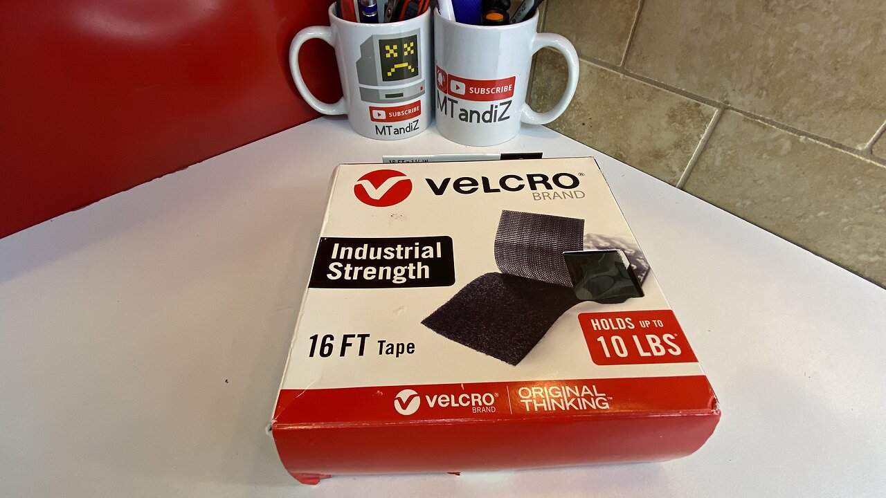 UnBoXing VELCRO Heavy Duty Tape 16 Foot Roll Industrial Strong Sticky Back Holds 10 lbs 1-1/2in Wide